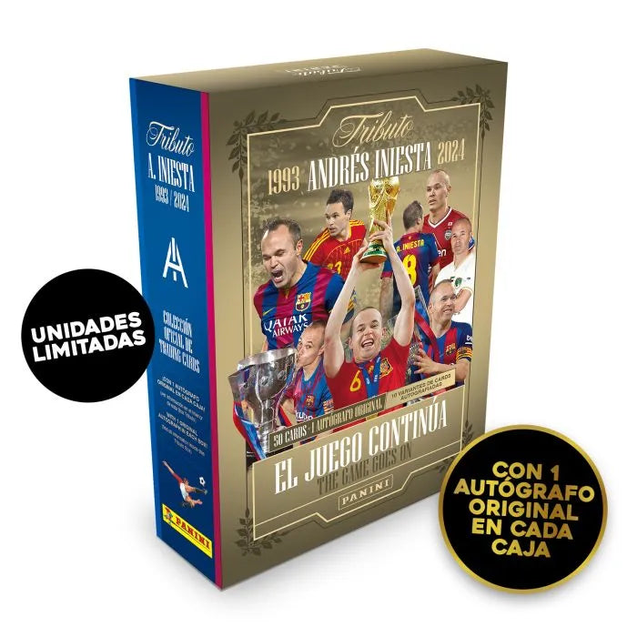 Cromos Caja Tributo Andrés Iniesta Box Colección Oficial Panini