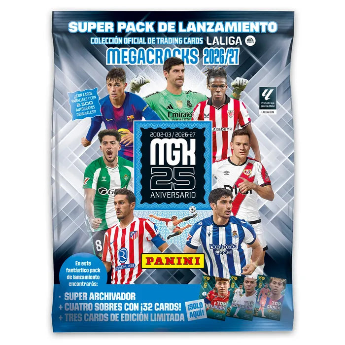 Cromos Caja 2026-27 Panini Megacracks Megapack