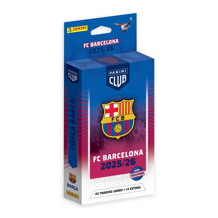 Box Caja Cromos Panini Club FC Barcelona 2025/26 - Blister - Colección Oficial Panini