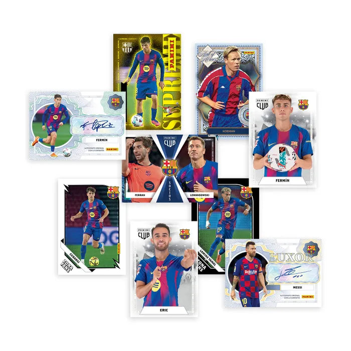 Box Caja Cromos Panini Club FC Barcelona 2025/26 - Blister - Colección Oficial Panini