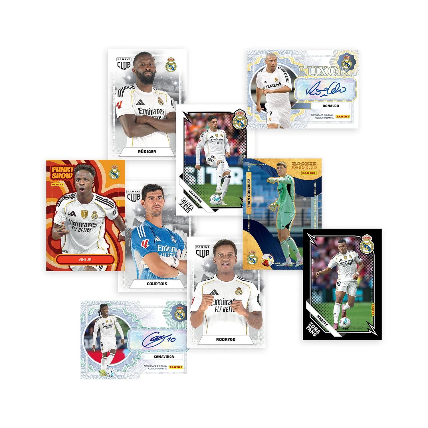 Box Caja Cromos Panini Club Real Madrid 2025/26 - Blister - Colección Oficial Panini
