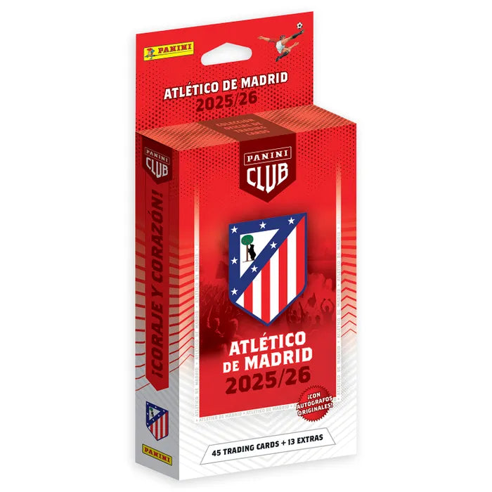 Box Caja Cromos Panini Club Atlético de Madrid 2025/26 - Blister - Colección Oficial Panini