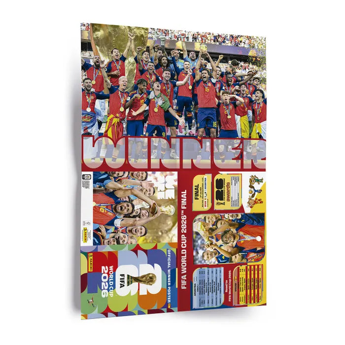 Cromos Caja FIFA World Cup 2026™ Official Winner Poster – Complete Set Panini