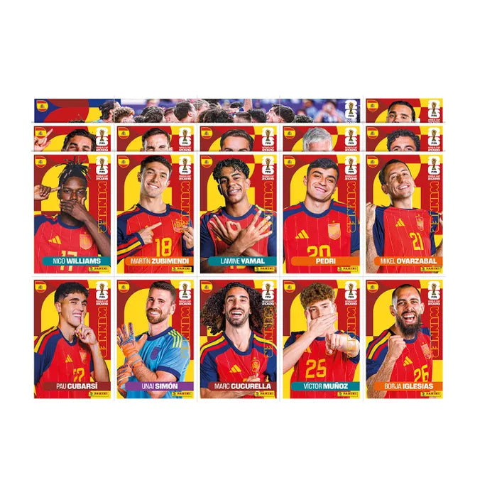 Cromos Caja FIFA World Cup 2026™ Official Winner Poster – Complete Set Panini
