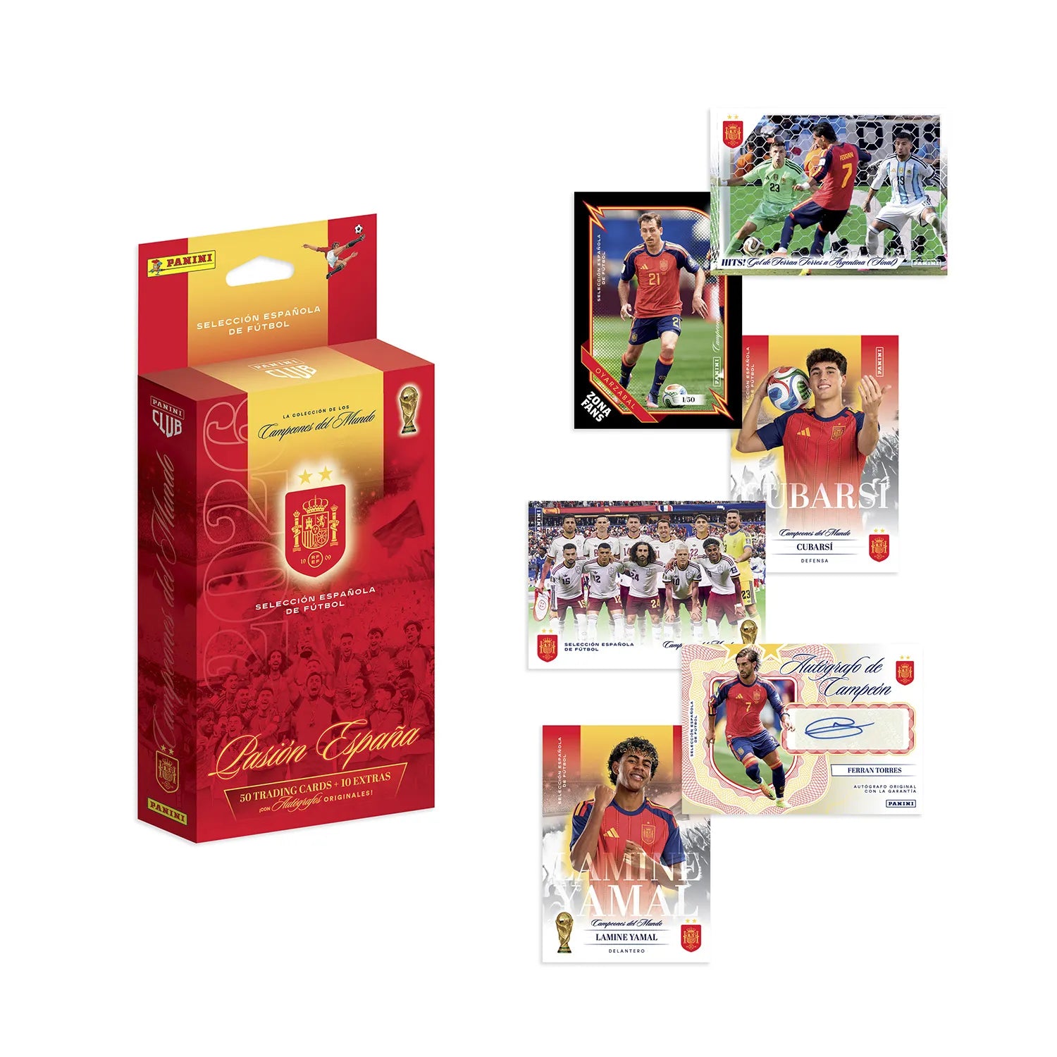 Cromos Caja 2026 Panini Club Pasión España Colección Oficial Panini