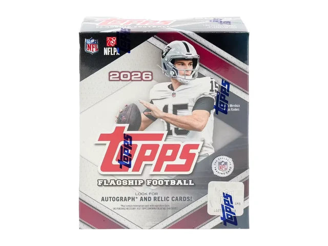 Box Caja Cromos 2026 Topps Flagship Football Mega