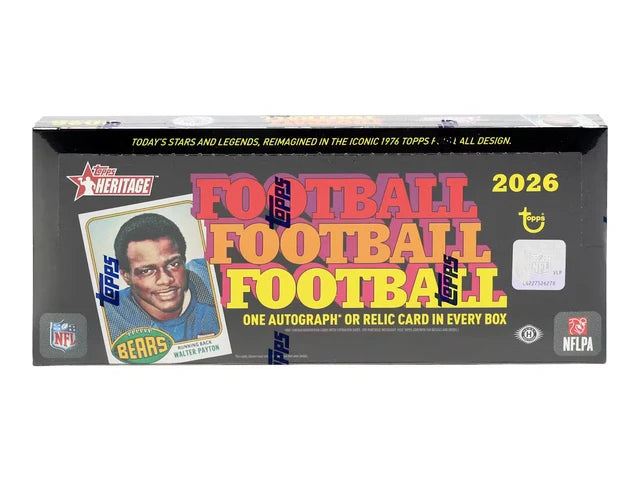 Box Caja Cromos 2026 Topps Heritage Football Hobby Box