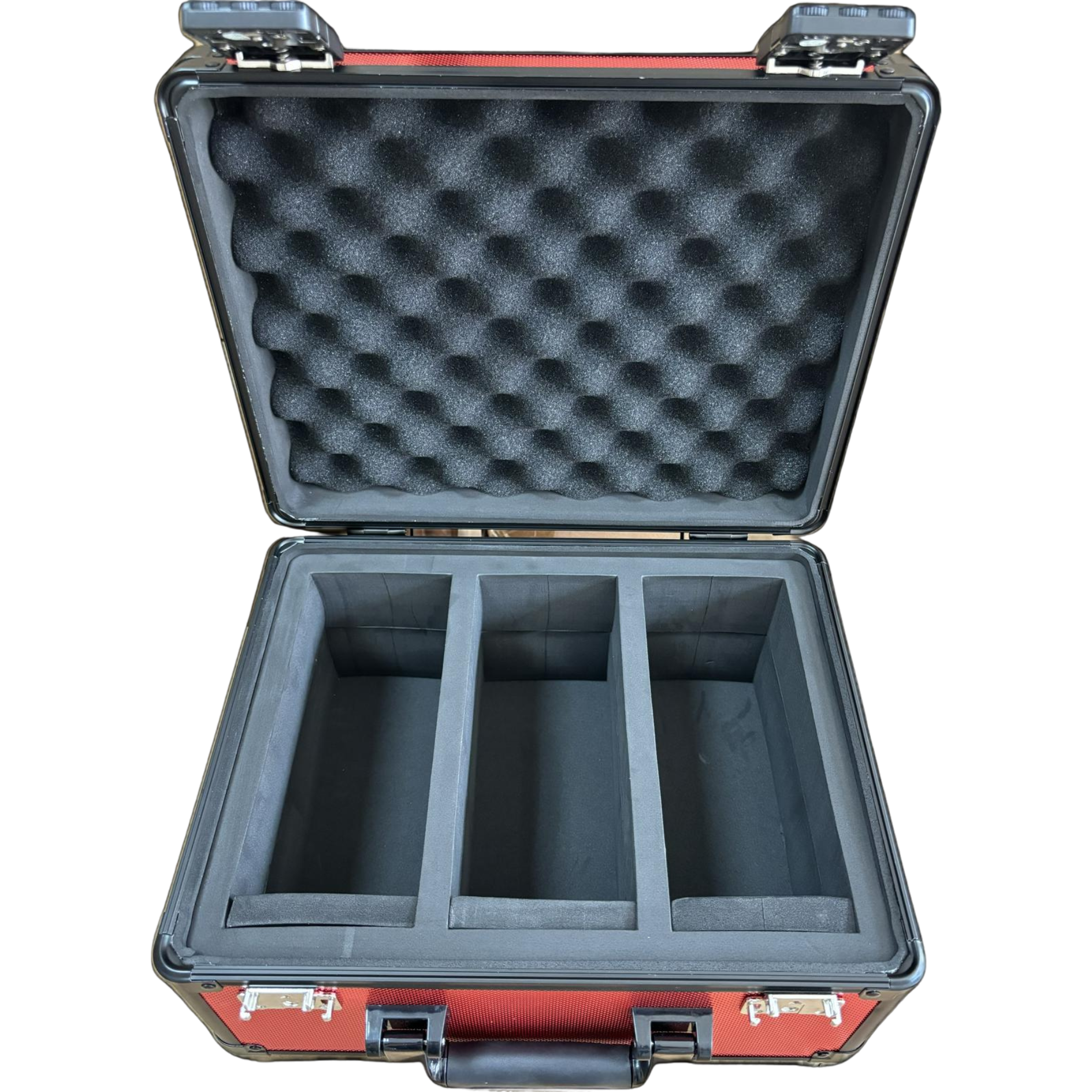 Maletin Rojo 3 Filas Cierre TSA +90 Cards 10Pristine