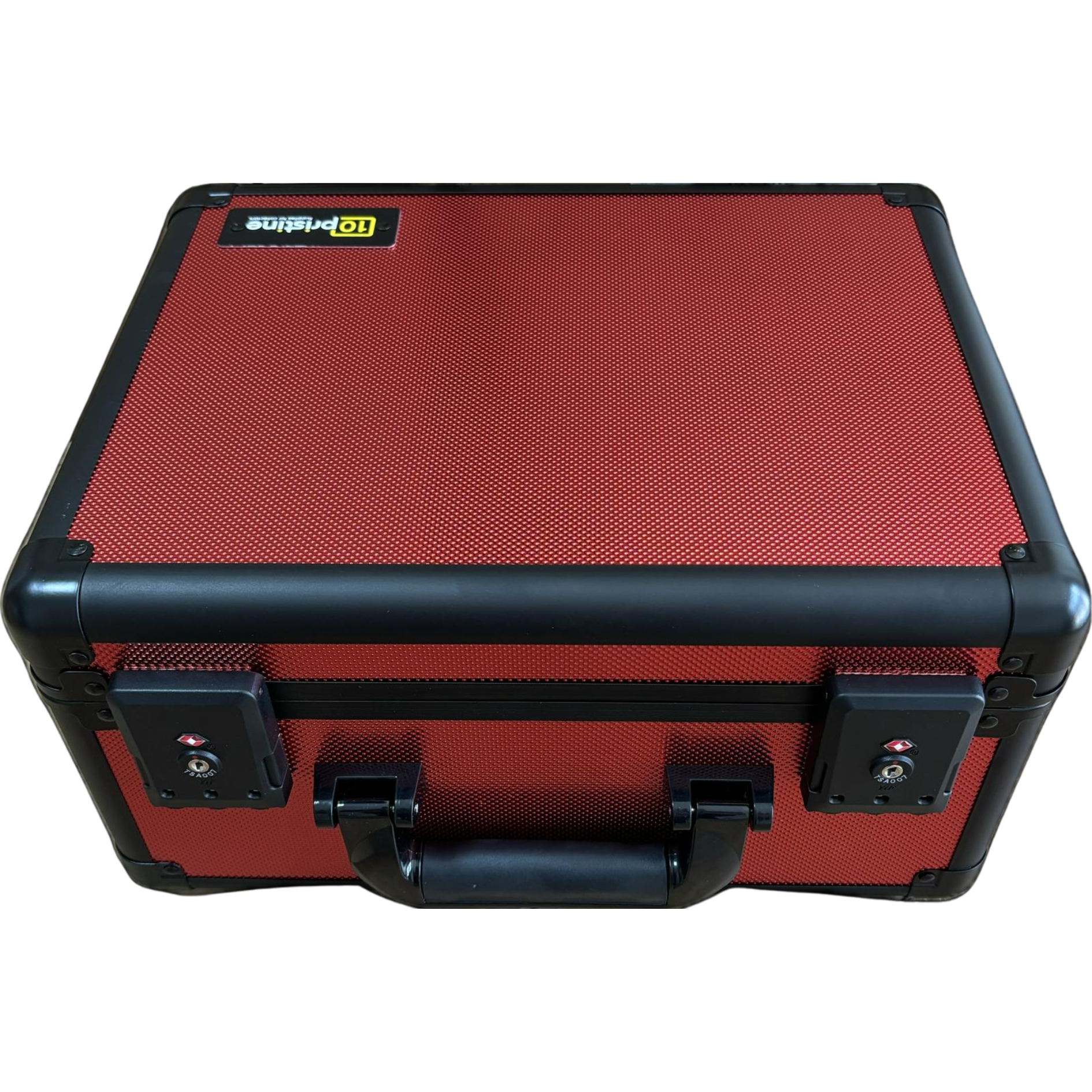 Maletin Rojo 3 Filas Cierre TSA +90 Cards 10Pristine