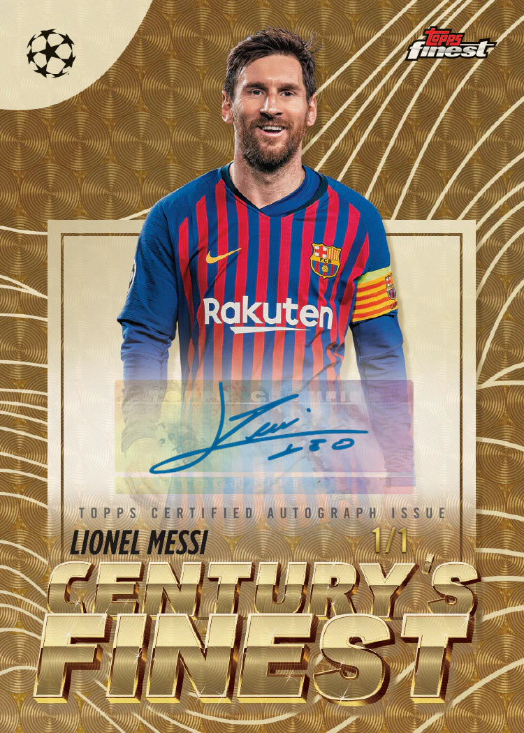 Box Caja Cromos 2025-26 Topps® Finest UEFA Club Competitions Hobby Box
