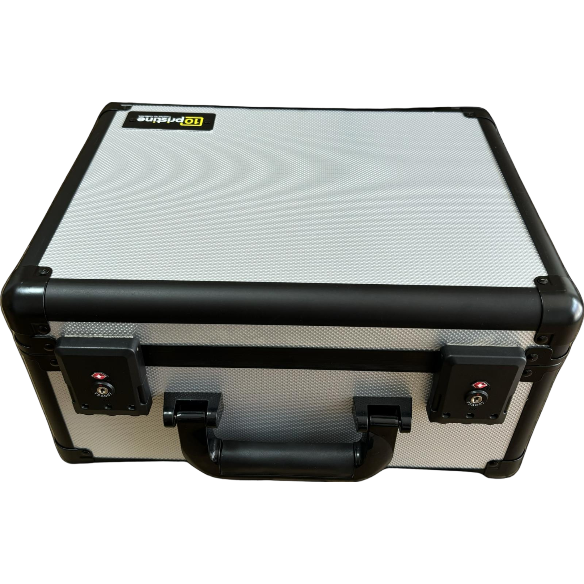 Maletin Gris 3 Filas Cierre TSA +90 Cards 10Pristine