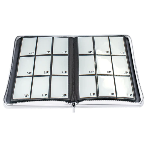 Archivador UltraPro Vivid 9 Pocket Zippered Blanco
