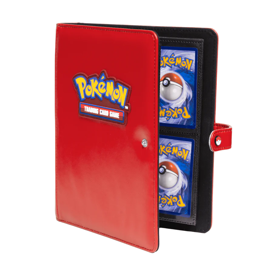 Album UltraPro Premium Red 4-Pocket Snap Binder for Pokémon