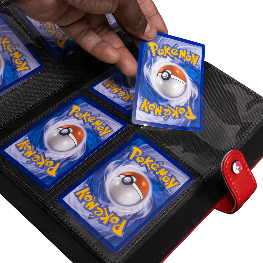 Archivador UltraPro Premium Red 4-Pocket Snap Binder for Pokémon