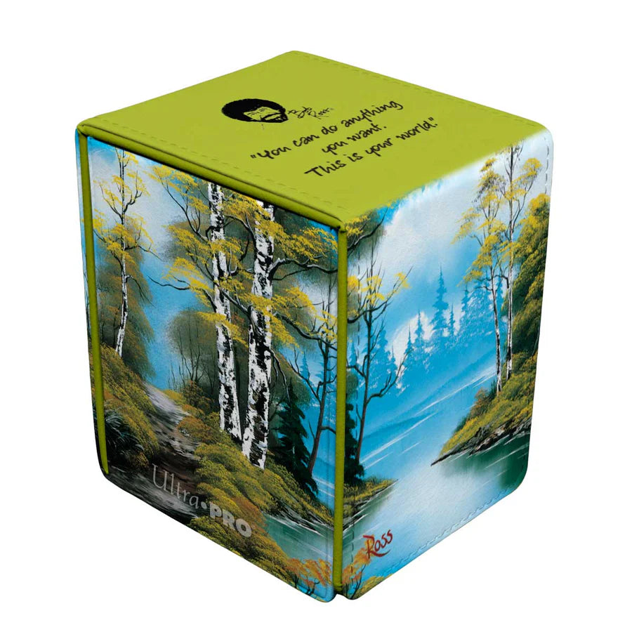 Caja Bob Ross Lakeside Path ALCOVE® Flip DECK BOX®