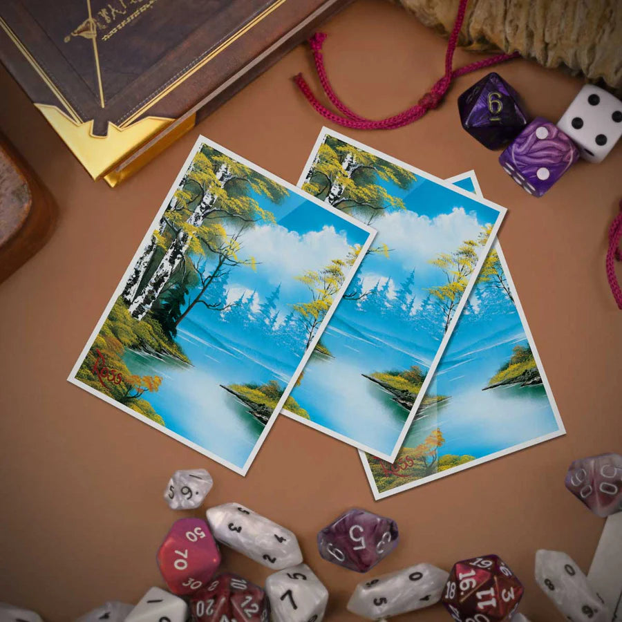 Fundas UltraPro Bob Ross Lakeside Path 105ct APEX DECK PROTECTOR® Sleeves