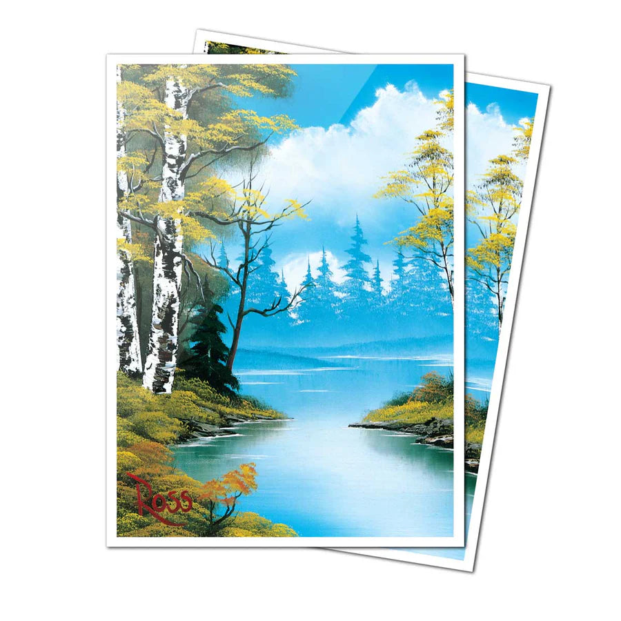 Fundas UltraPro Bob Ross Lakeside Path 105ct APEX DECK PROTECTOR® Sleeves
