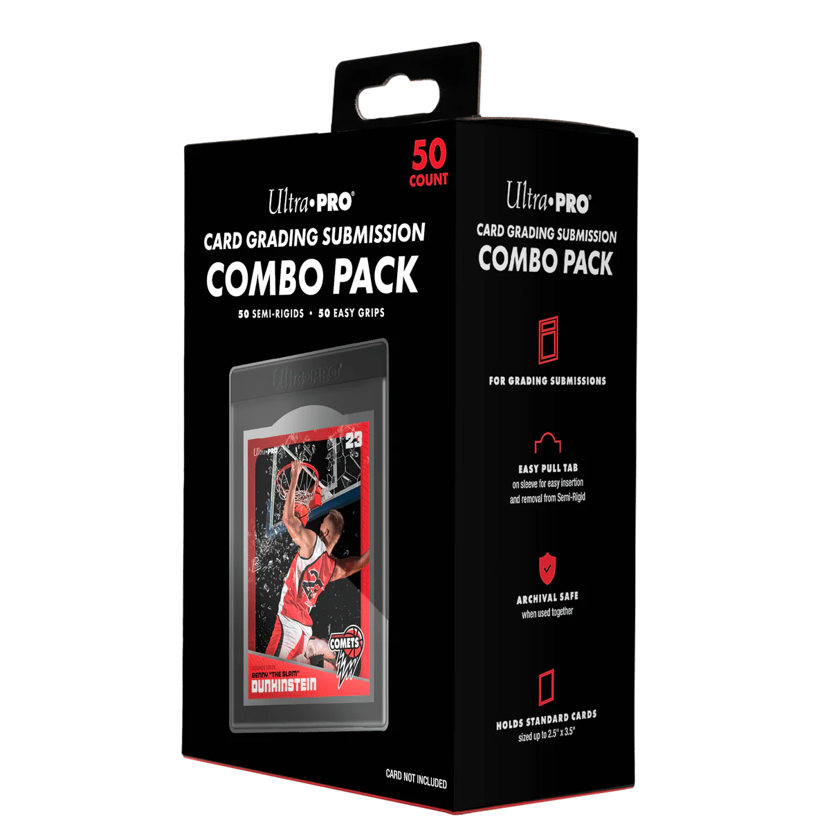 Grading Card Submission Combo Pack UltraPro Semi-Rigids & Easy Pull Sleeves 50ct