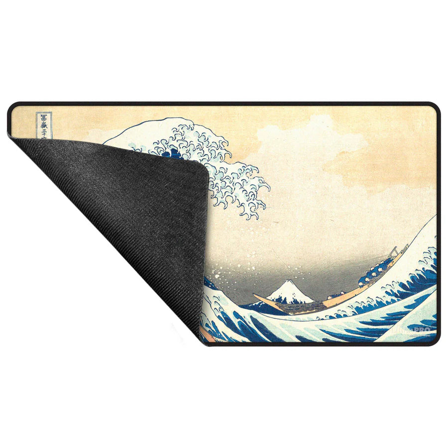 Playmat UltraPro The Great Wave off Kanagawa Black Stitched Playmat