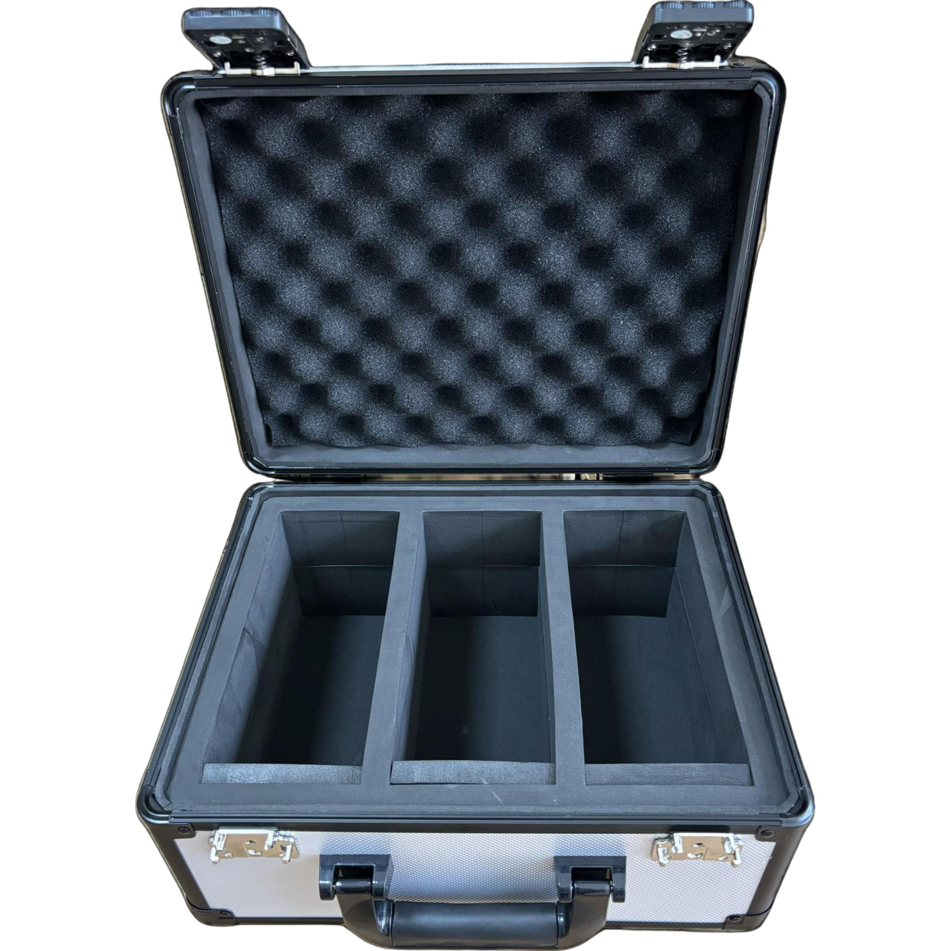 Maletin Gris 3 Filas Cierre TSA +90 Cards 10Pristine