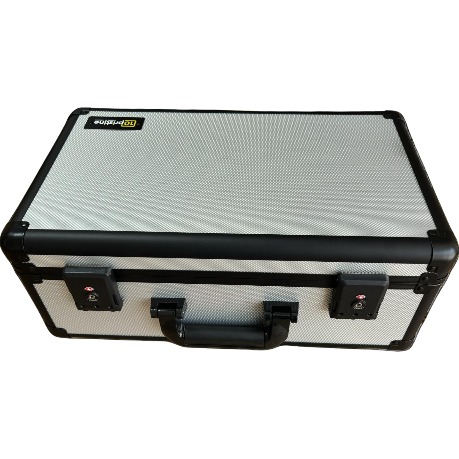 Maletin Gris 4 Filas Cierre TSA  +120 Cards 10Pristine