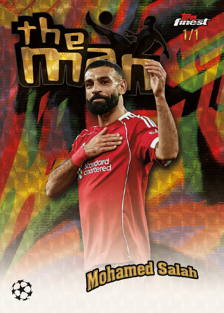 Box Caja Cromos 2025-26 Topps® Finest UEFA Club Competitions Hobby Box