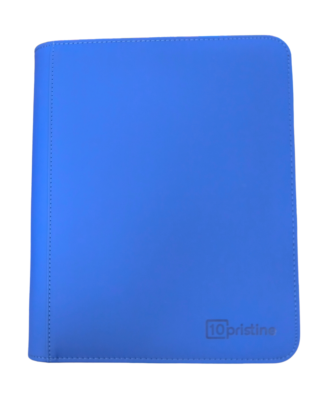 Archivador 10Pristine 4 Bolsillos Premium Toploader Binder Azul 128 cards