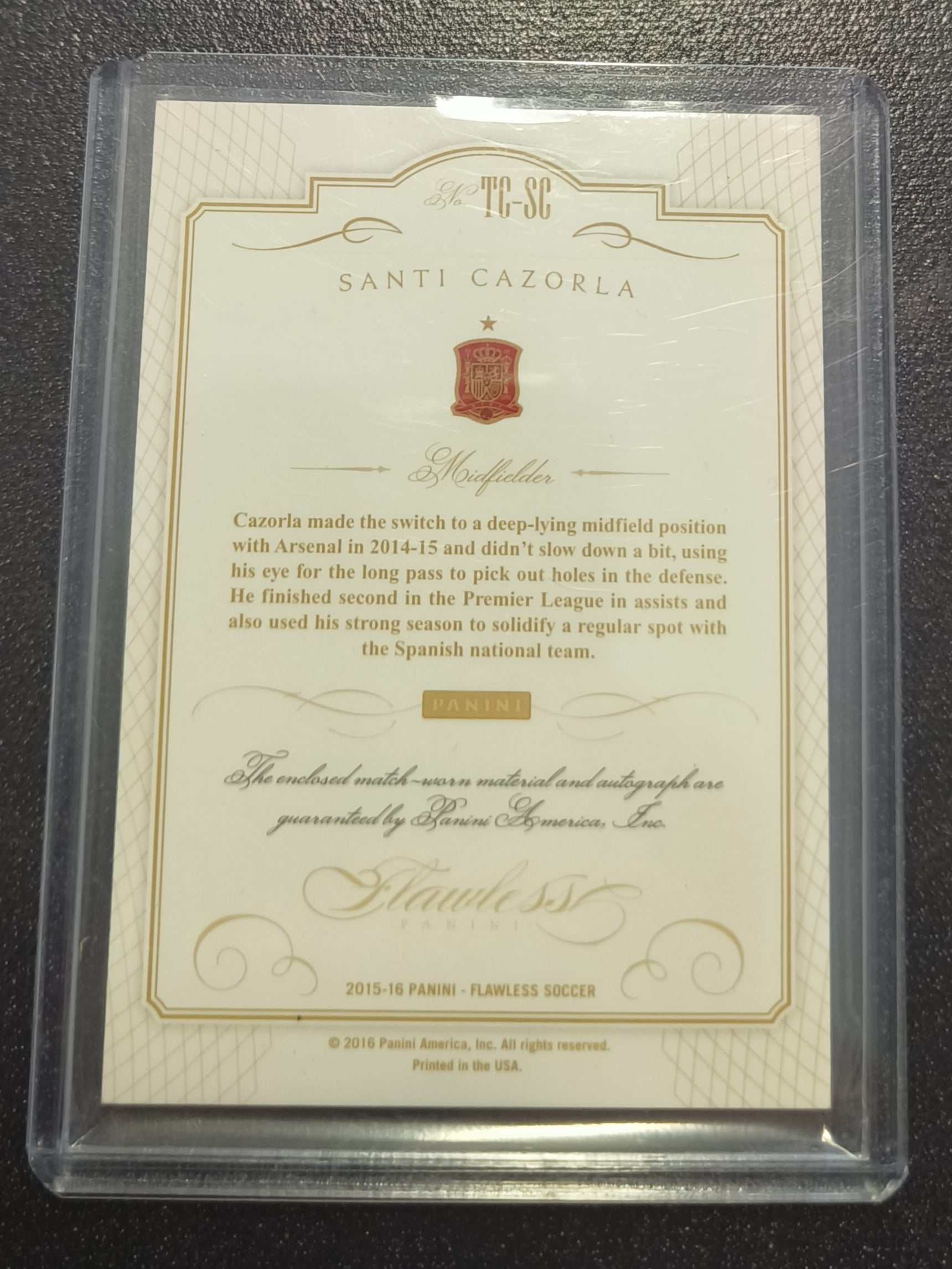 2016 Panini Flawless Top of the Class Autograph Memo Ruby