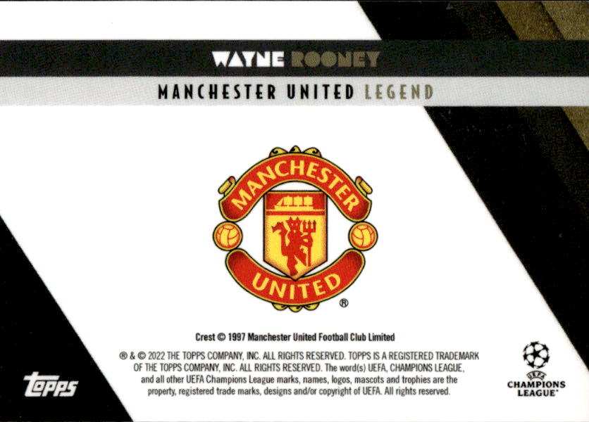 2022-23 Topps Deco Champions League Rooney Manchester United