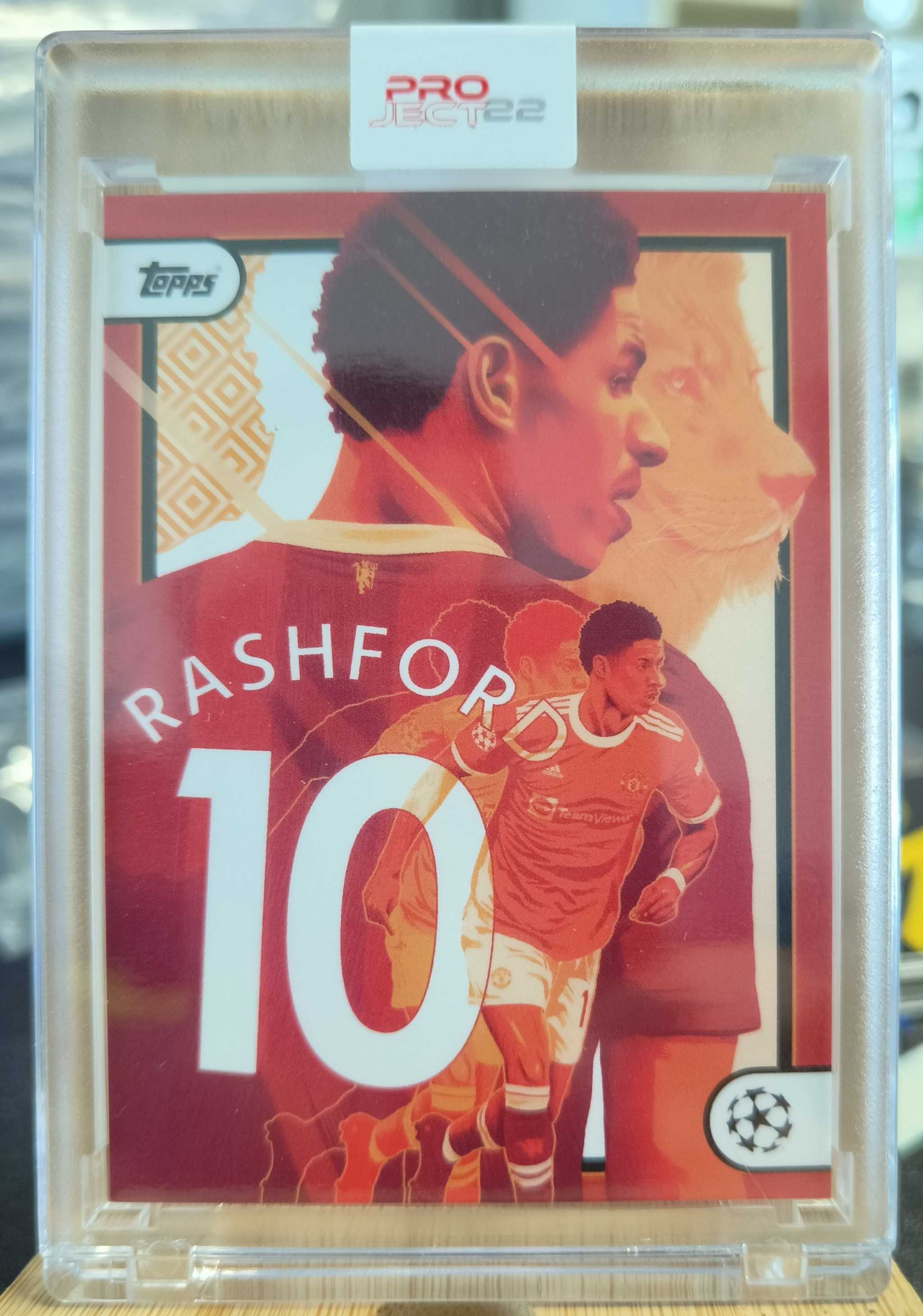 2022 Topps Project22 Marcus Rashford by Doaly MANU -