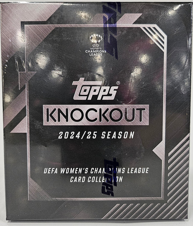 Box Caja Cromos 2024/25 Topps UEFA Women's Champions League Soccer Knockout Hobby Box