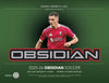Box Caja Cromos 2025-26 Panini Obsidian Soccer Hobby International Box