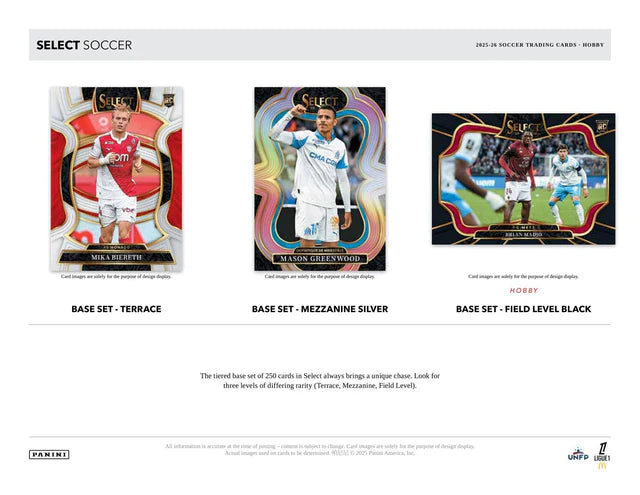 Box Caja Cromos 2025-26 Panini Select Ligue 1 Soccer H2