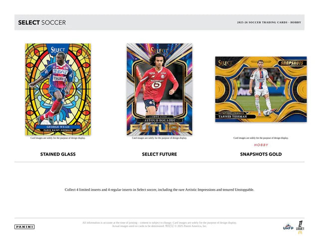 Box Caja Cromos 2025-26 Panini Select Ligue 1 Soccer H2