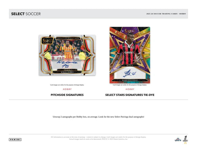 Box Caja Cromos 2025-26 Panini Select Ligue 1 Soccer H2