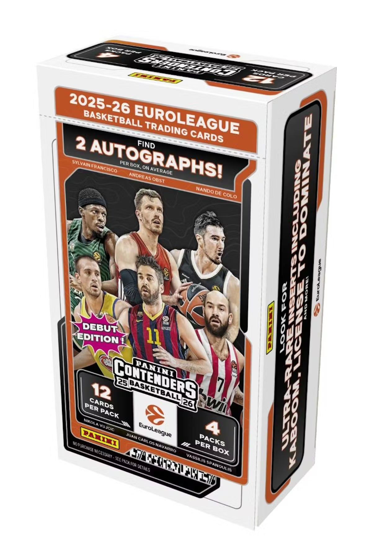 Box Caja Cromos 2025/26 Panini Contenders EuroLeague Basketball Hobby Box