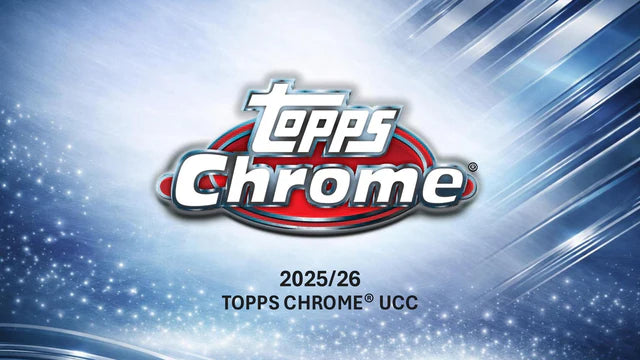 Box Caja Cromos 2025/26 Topps Chrome UEFA Club Competitions Soccer Hanger