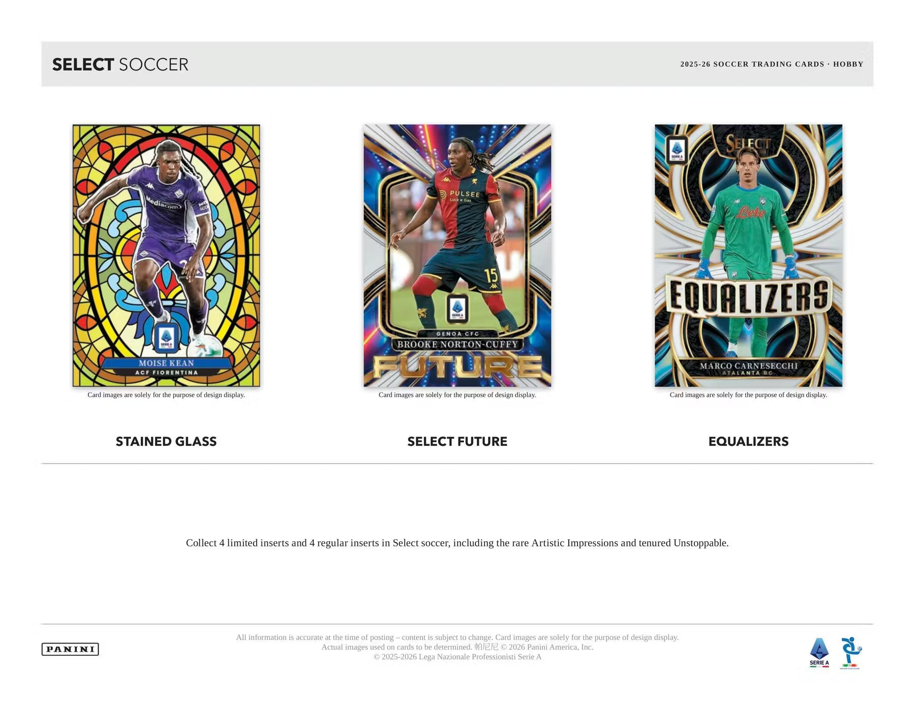 Box Caja Cromos 2025/26 Panini Select Serie A Soccer Hobby