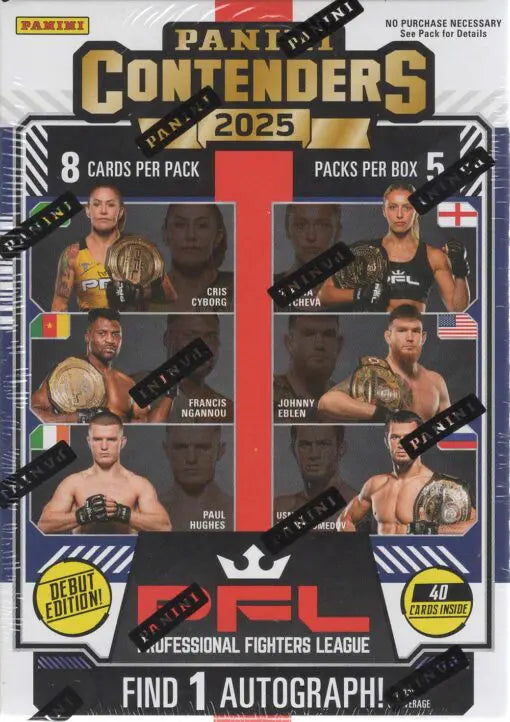 Box Caja Cromos 2025 Panini Contenders PFL Professional Fighters League