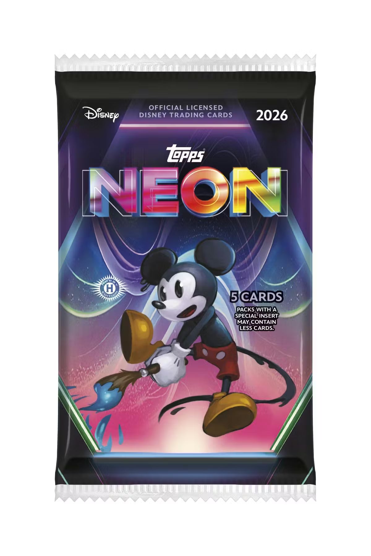 Box Caja Cromos 2026 Topps Disney Neon Hobby Box