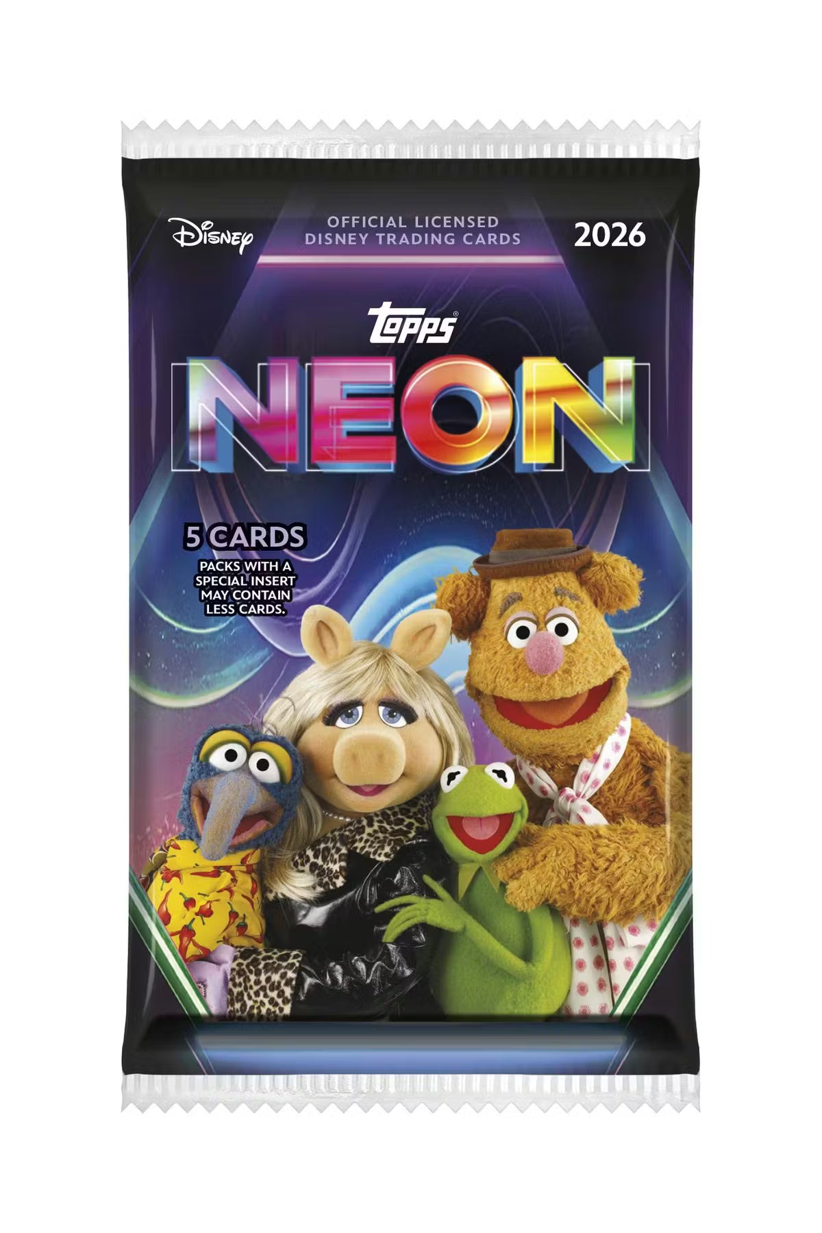 Box Caja Cromos 2026 Topps Disney Neon Mega Box