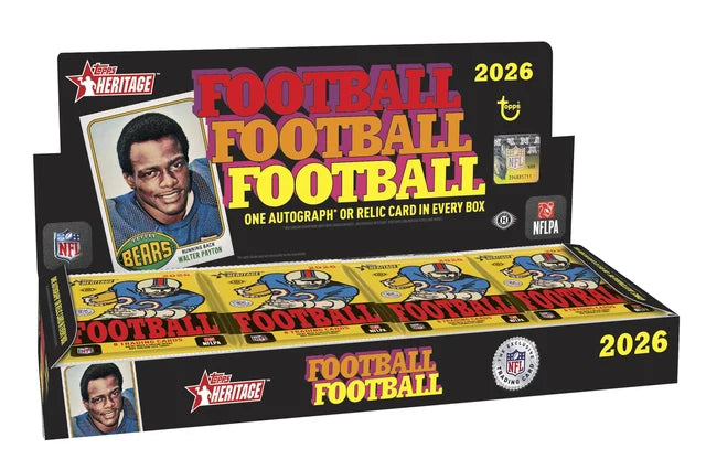 Box Caja Cromos 2026 Topps Heritage Football Hobby Box