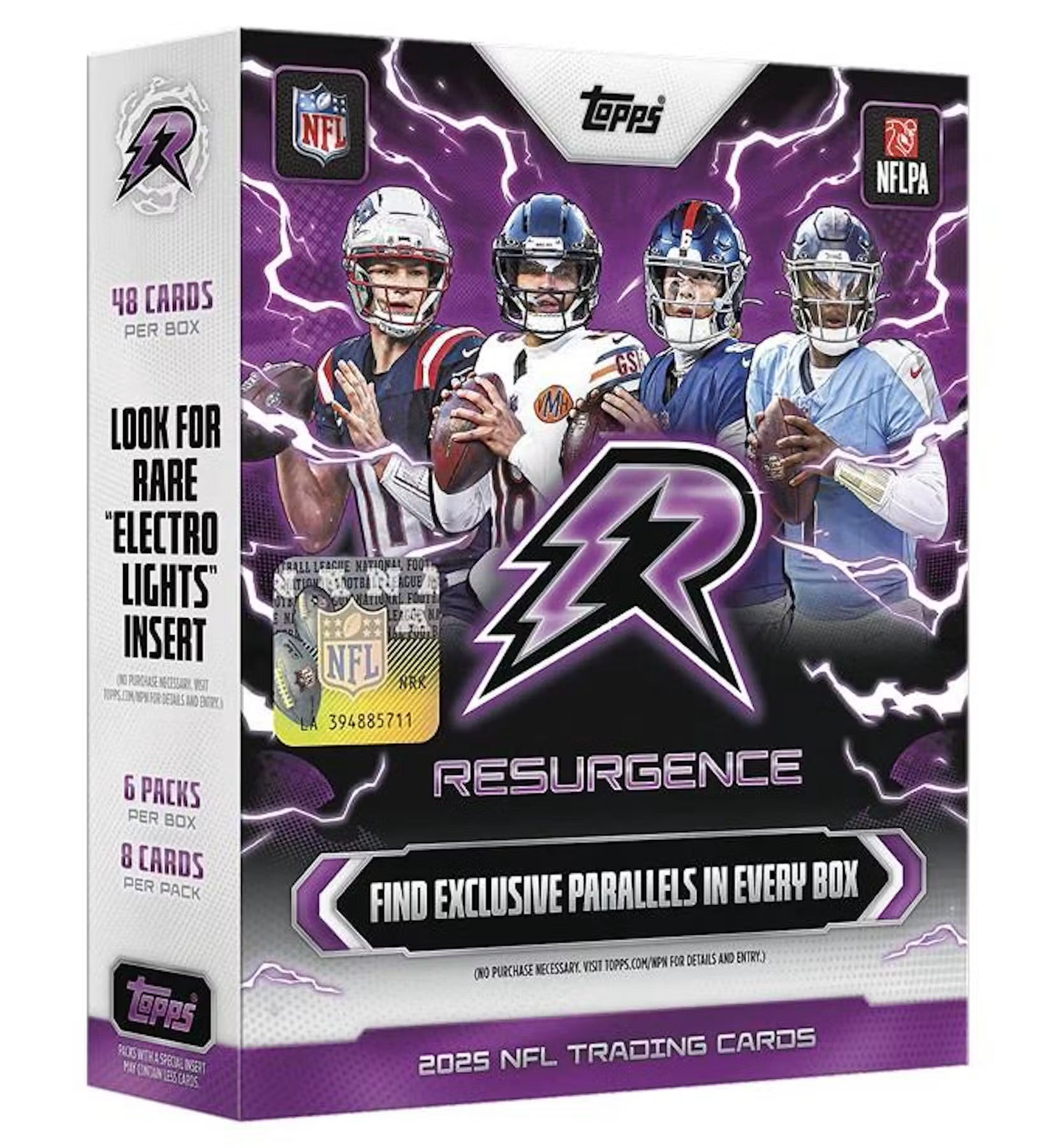 Box Caja Cromos 2025 Topps Resurgence Football  Mega Box
