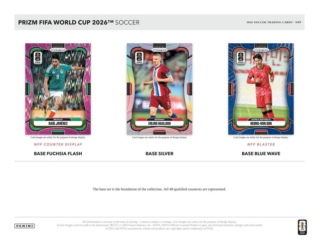 Box Caja Cromos 2026 Panini Prizm FIFA World Cup Soccer Blaster