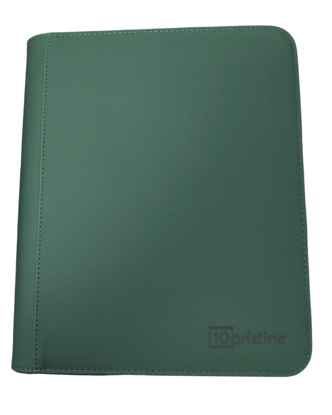 Archivador 10Pristine 4 Bolsillos Premium Toploader Binder Verde 128 cards