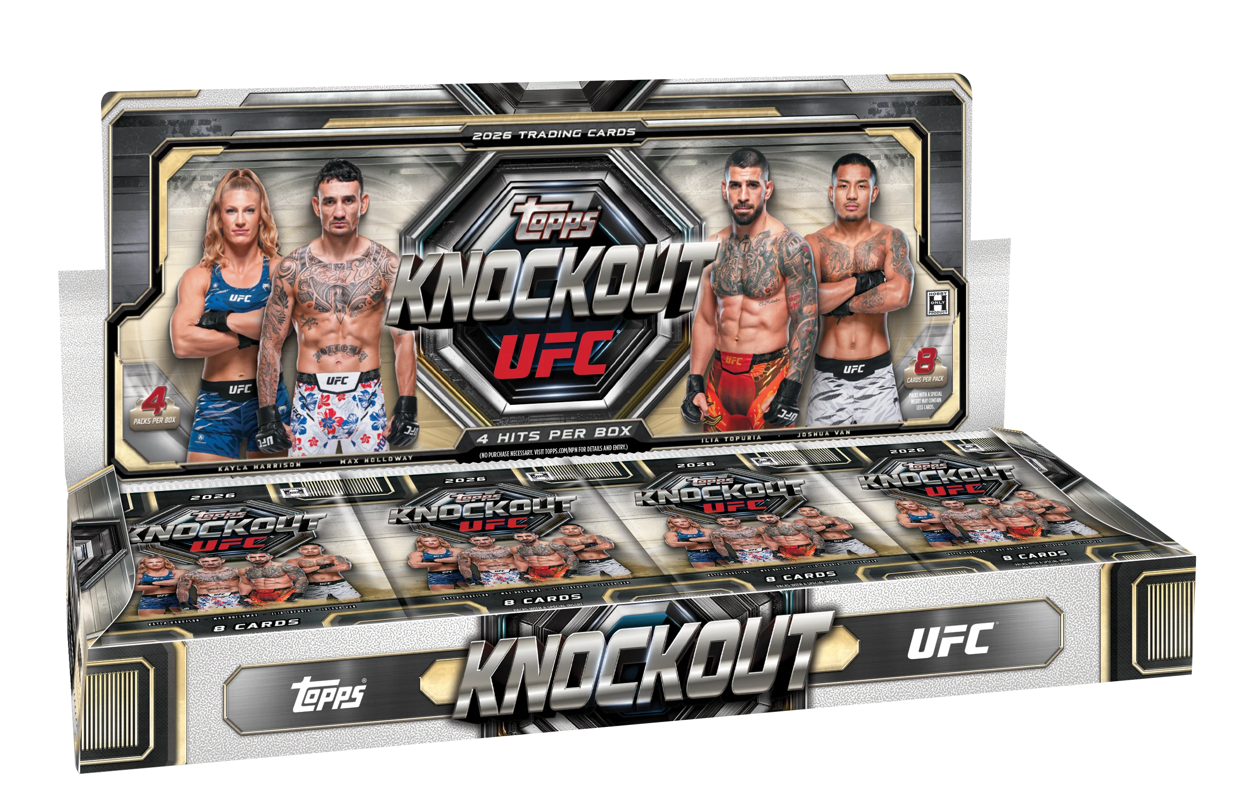 Box Caja Cromos 2026 Topps Knockout UFC Hobby