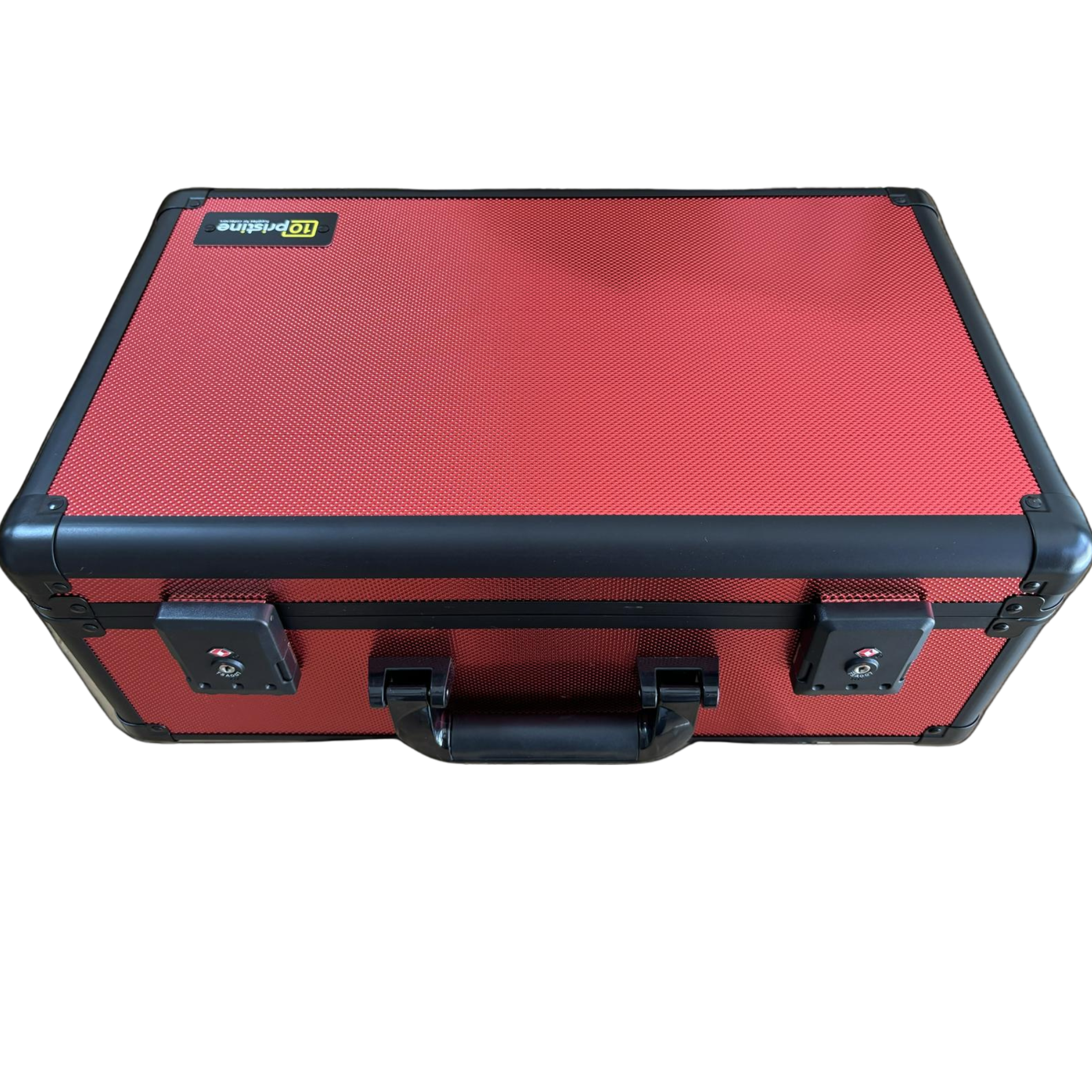 Maletin Rojo 4 Filas Cierre TSA  +120 Cards 10Pristine