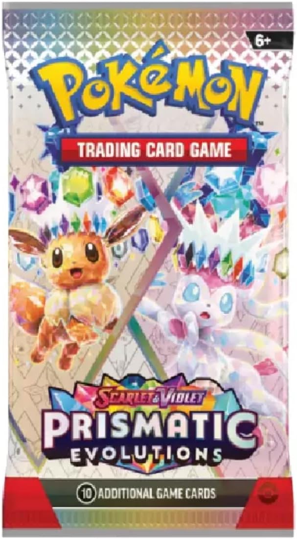 Box Caja Cromos Pokémon Prismatic Evolutions Tin Ingles (1 Unidad)