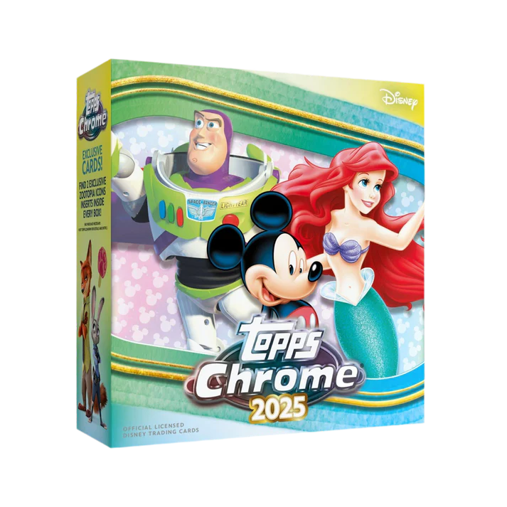 Box Caja Cromos Topps 2025 Disney Chrome Mega Box