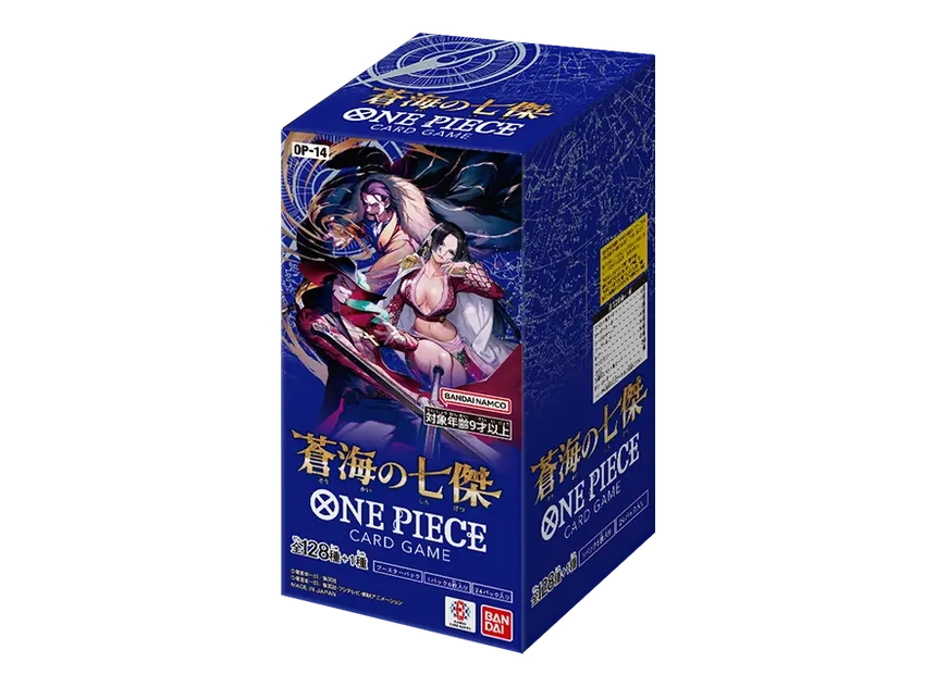 Cromos Box One Piece OP-14 Warlords of the Sea Japones